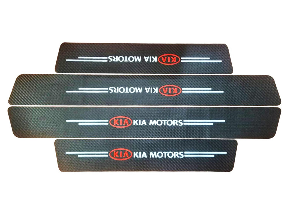 Захисна плівка на пороги KIA (карбонова стрічка) к-т 4шт Винница - изображение 1