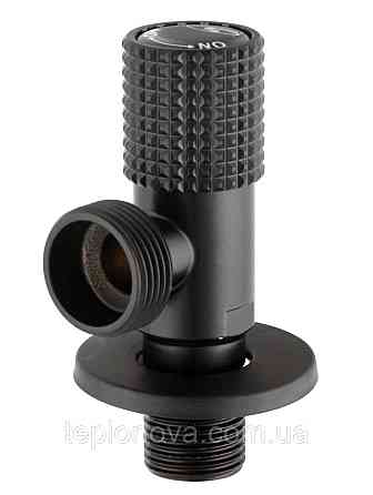 Кран кутовий кераміка SOLOMON EXCLUSIVE 1/2″X3/4″ 989 BB (BLACK/BLACK) ( 1шт.) Черновцы