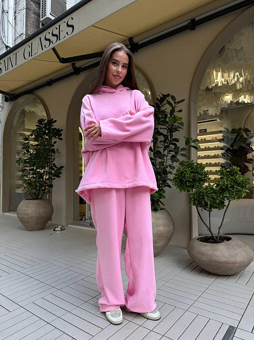 Женский стильный теплый костюм двухсторонний флис-полар Одесса - изображение 5