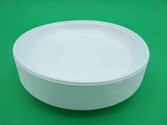 Одноразова тарілка для другої страви діаметр 205мм Еко (100 шт) Харків