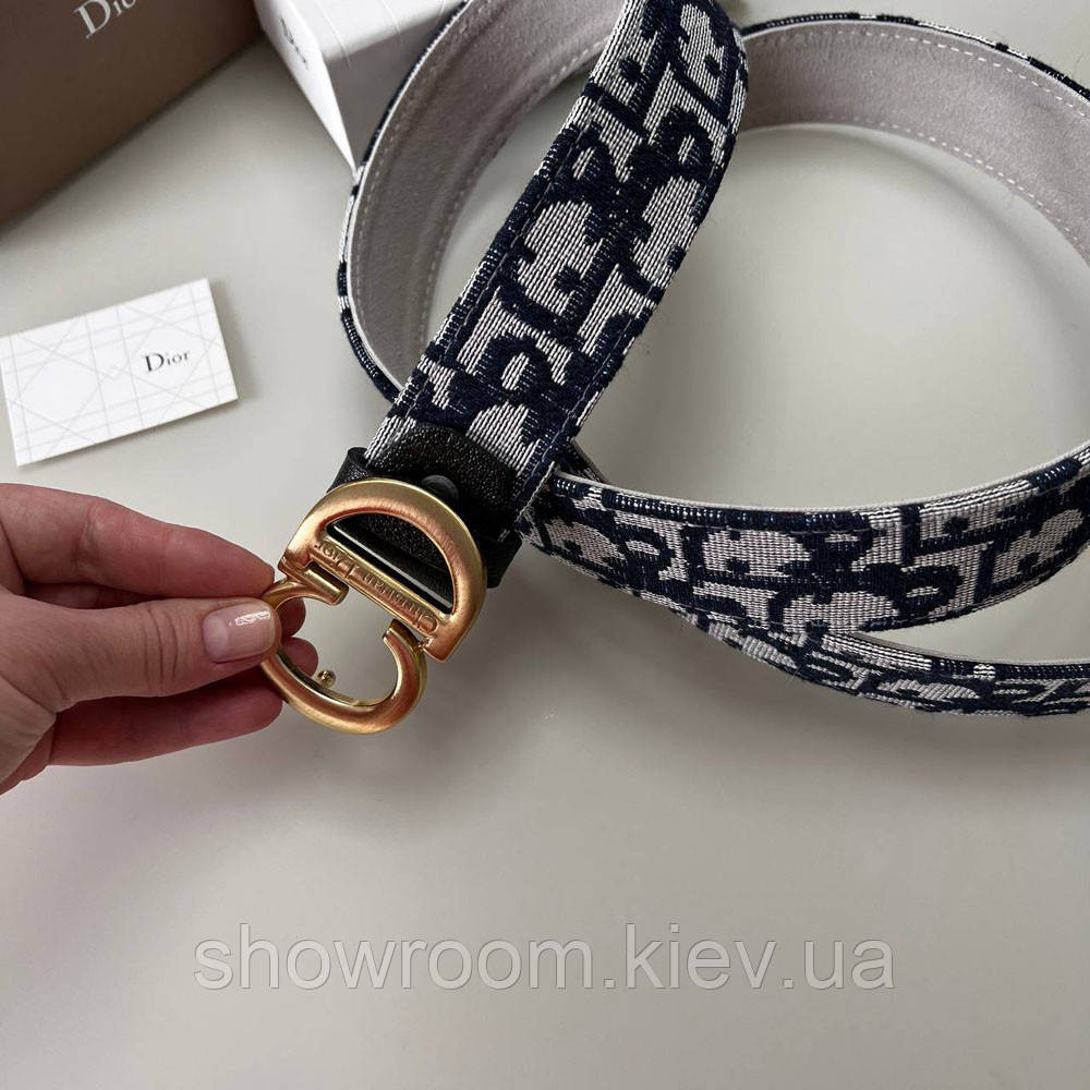 Женский кожаный бредовый ремень (0115) gold Киев - изображение 2