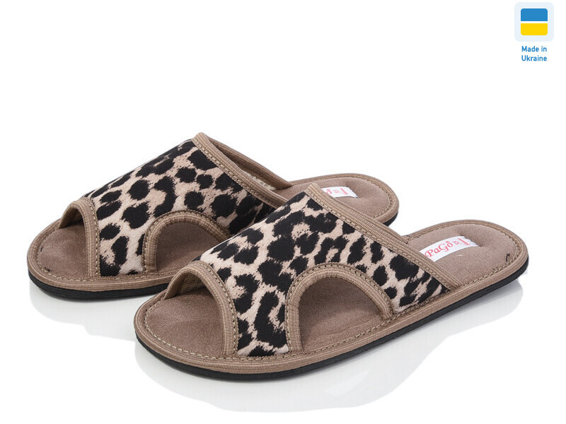 Тапочки домашние женские открытые PaGo 