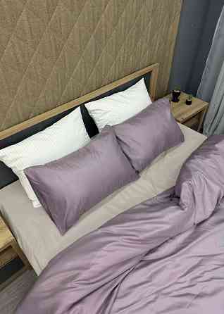 Комплект постельного белья, Decorator Nirvana Полуторный 145х215 лиловый с бежевым (88-025) Киев