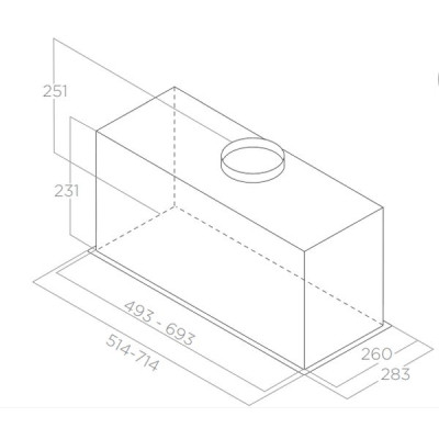 Витяжка кухонна Elica FOLD S IX/A/52 Вінниця - фото 2