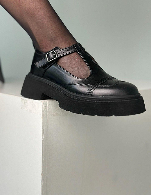 Olli Лоферы женские OLLI черные из натуральной кожи размер 36-40 (Т-40-Астра) Коломыя - изображение 1