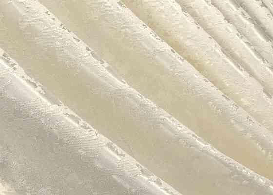 Комплект штор VR-Textil Льон Мармур 200х270 2шт і Тюль 600х270 1908ш-1400т Молочний з білим 71-136/7 Київ