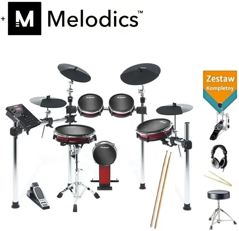 Ударная установка  Alesis Crimson Ii +Stołek+Навушники+Pałki+Stopa Киев - изображение 1