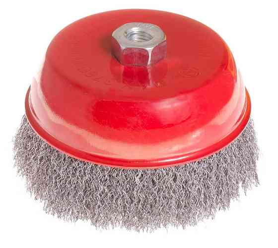 Щітка торцева MASTERTOOL з рифленого дроту Ø 150 мм М14 19-7215 Коломыя