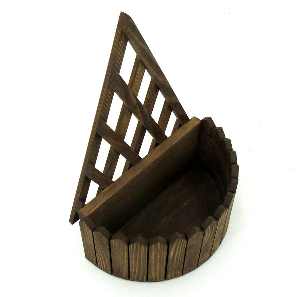 Полиця настінна для квітів "Натал" мокко Миколаїв - фото 4