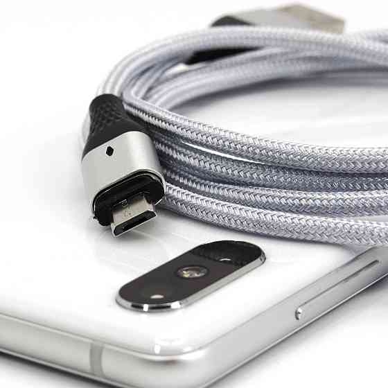 Магнітний кабель MicroUsb Floveme 1 м Gray Київ