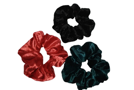 Набір гумок для волосся велюровий Ассорті Харків