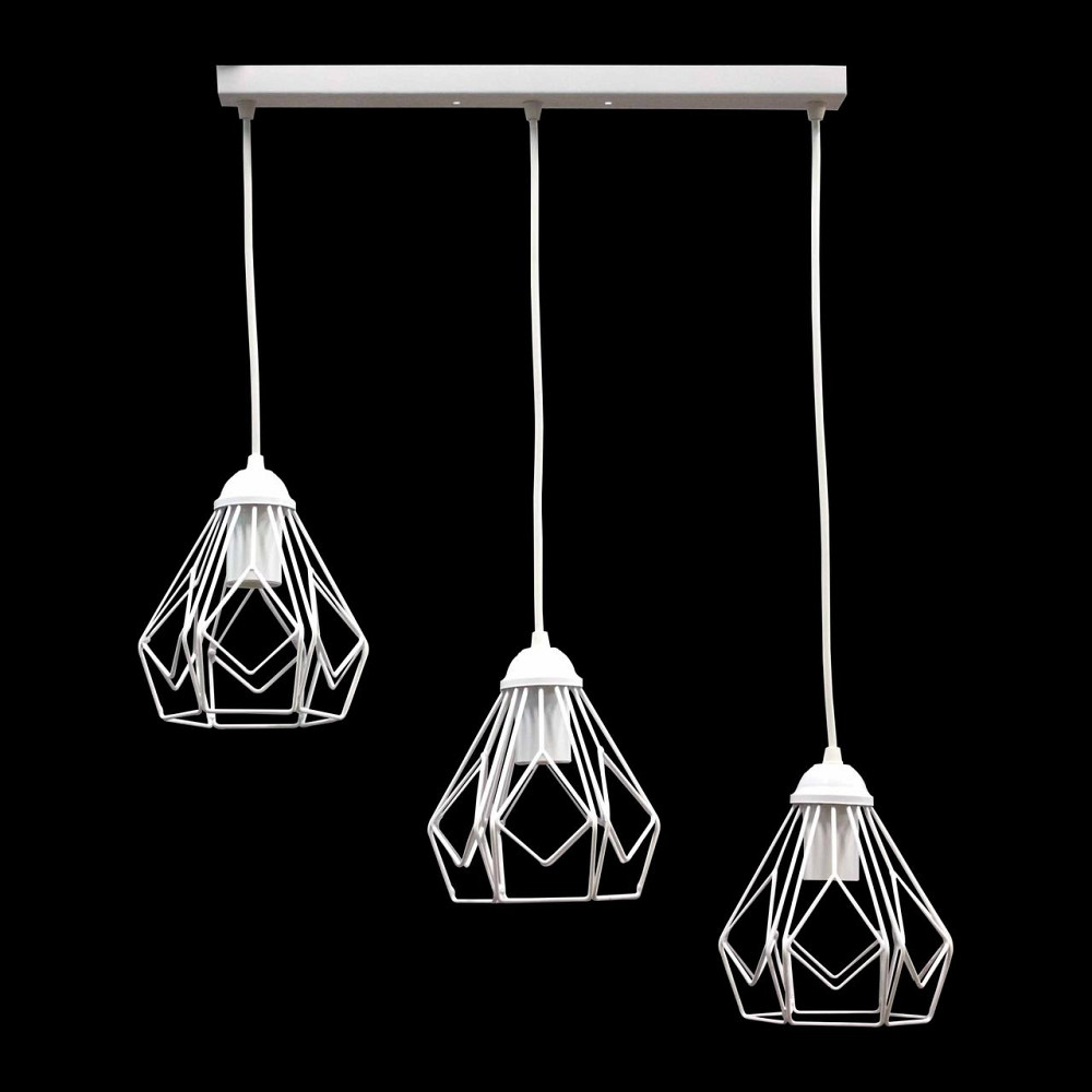 Лофт люстра світильник підвісний Е27-3 Milan NL 538-3 W Київ - фото 3