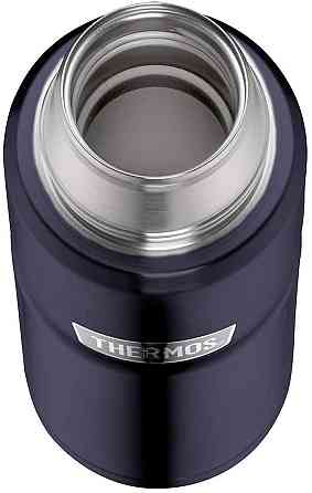 Термос для напоїв з чашкою 470 мл Thermos "King Flask" Midnight Blue (170010) Нержавіюча сталь Нововолинськ