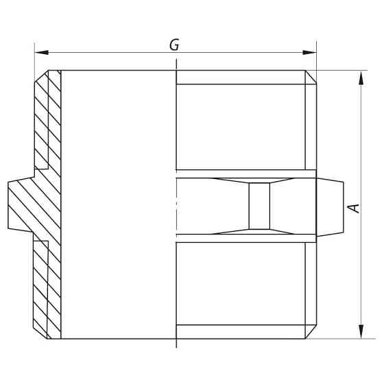 Ніпель 3/4 '' Koer WM.N08.WN без нікелю (KR2991) Київ