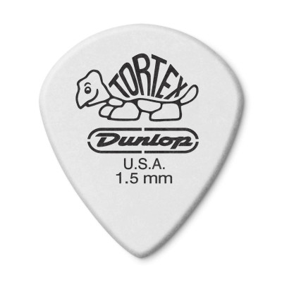 Медіатор Jim Dunlop Tortex White Jazz III Pick 1.50mm 12 шт. (478P1.5) Вінниця - фото 1