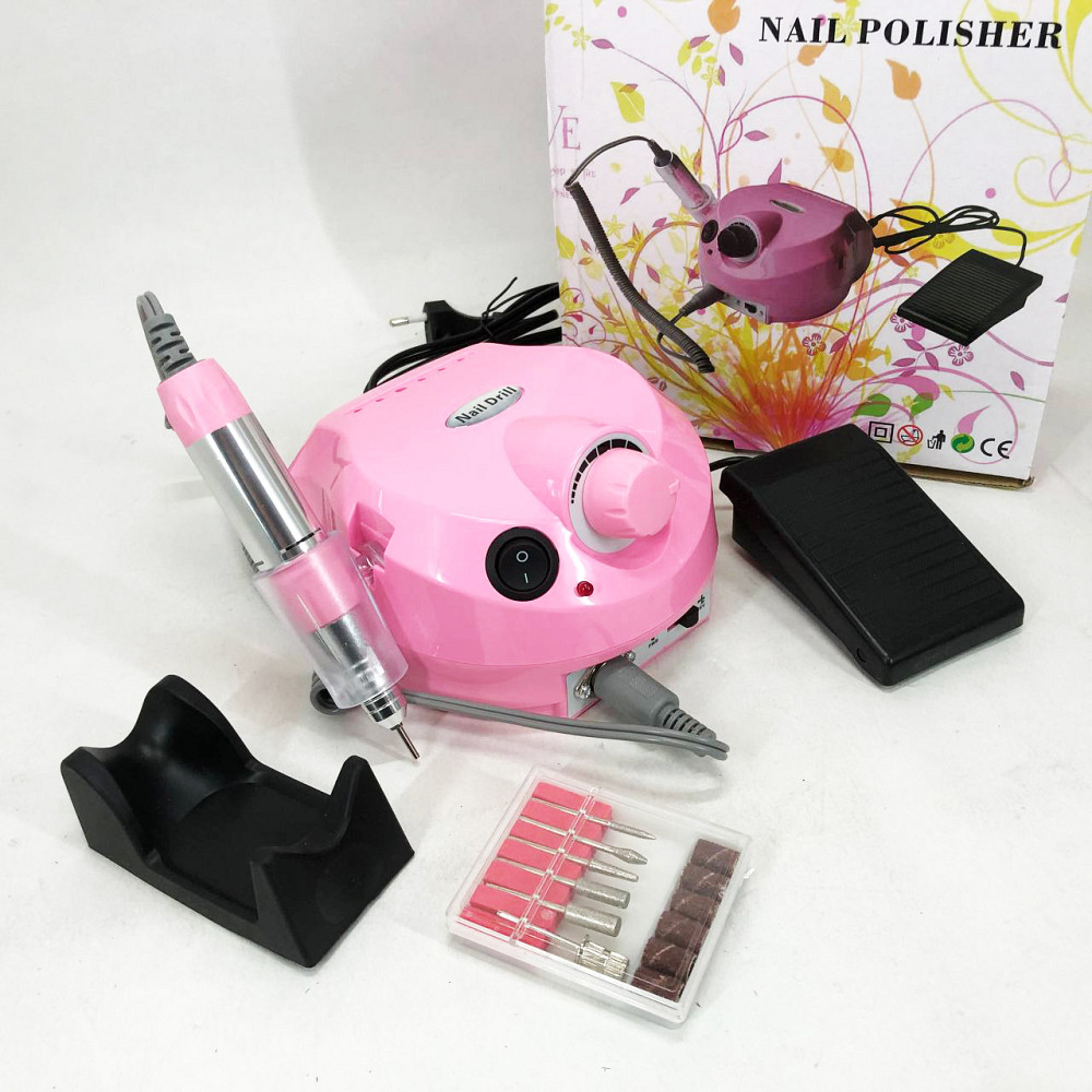 Портативний фрезер для нігтів DM-11-1, Потужний апарат для манікюру Фрейзер манікюру і педикюру TV-18 Львів - фото 5