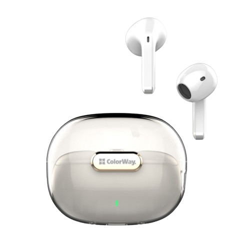 Навушники бездротові ColorWay slim CW-TWS2WT Earbuds білий Житомир