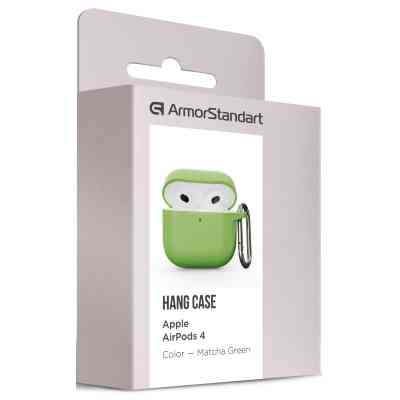 Чехол для наушников Armorstandart Hang Case для Apple AirPods 4 Matcha Green (ARM81286) Винница