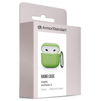 Чохол для навушників Armorstandart Hang Case для Apple AirPods 4 Matcha Green (ARM81286) Вінниця - фото 3