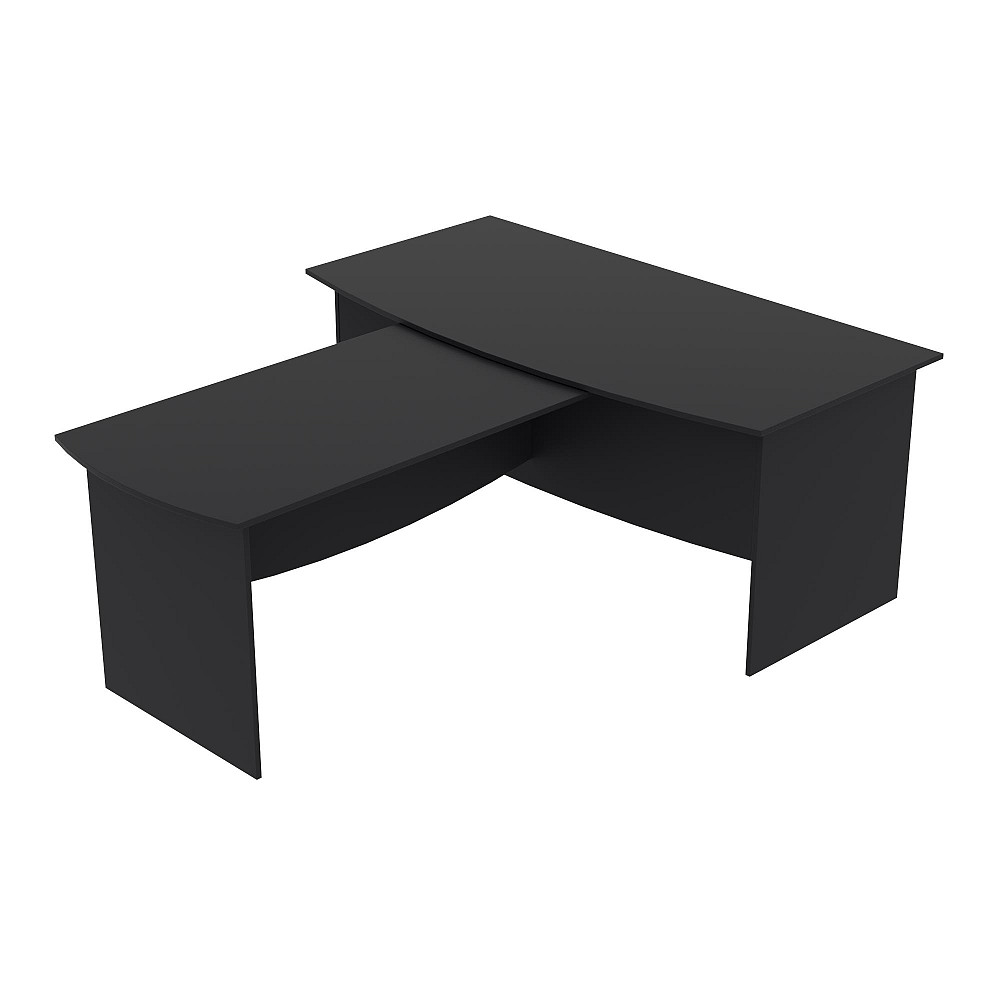 Стіл для переговорів Лідер, Антрацит, 1800/2220/760 Львів - фото 1