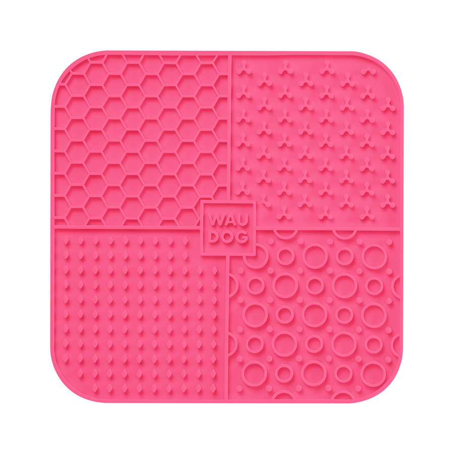 Килимок для злизування WAUDOG Silicone, 190х190х10 мм, рожевий Київ - фото 3