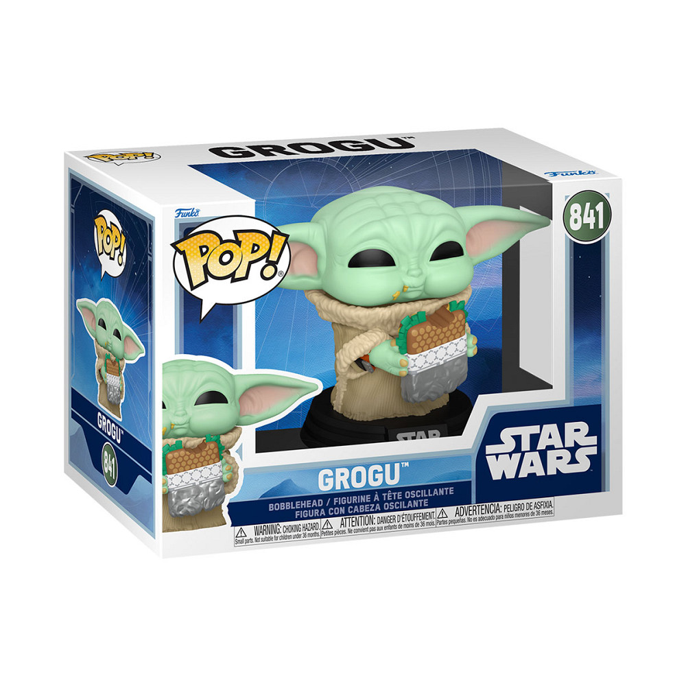 Ігрова фігурка Funko POP! серії Мандалорець і Ґроґу - Ґроґу із сендвічем Дніпро - фото 3