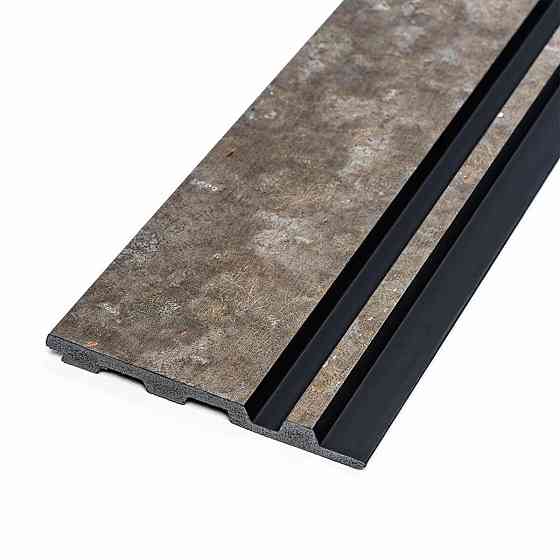 Рейка декоративная PS 2900х120х12мм Серо-коричневый с золотыми вкраплениями SW-00002138 Днепр