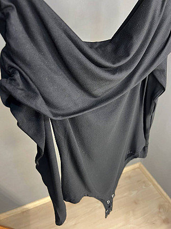 Боди лонгслив женский Ariadna 1575 открытые плечи трикотажный one size, черный, one size Киев - изображение 12