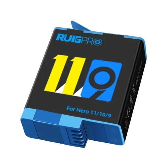 Аккумулятор для экшн камер GoPro 11/10/9 RuigPro Винница - изображение 3