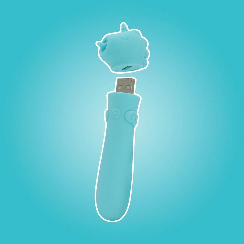 Вібратор-єдиноріжка Unihorn USB Bullet – Mount'n Peak, віброкуля, USB-зарядка, 10 режимів Sex Aura Київ - фото 8