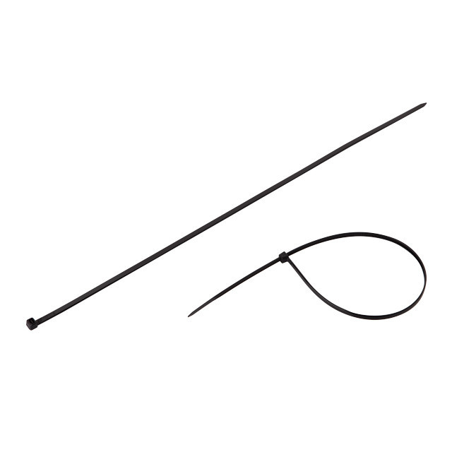 Хомут пластиковий, 4,8×400 мм, 100 шт/упак, чорний INTERTOOL TC-4841 Київ - фото 3