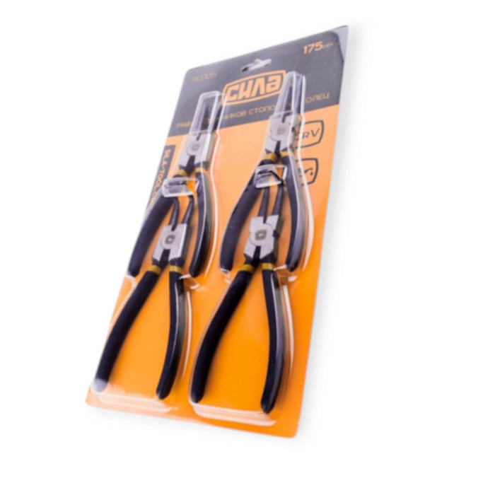 Набір зйомників стопорних обрізин кілець. 4шт 175 мм СЕГЕРА (блістер) Мукачево - фото 1