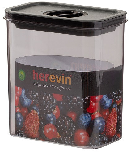 Контейнер HEREVIN Canister-Vacuum Lid-White-Black 1.8 л (161184-000) (7077944) Київ - фото 2
