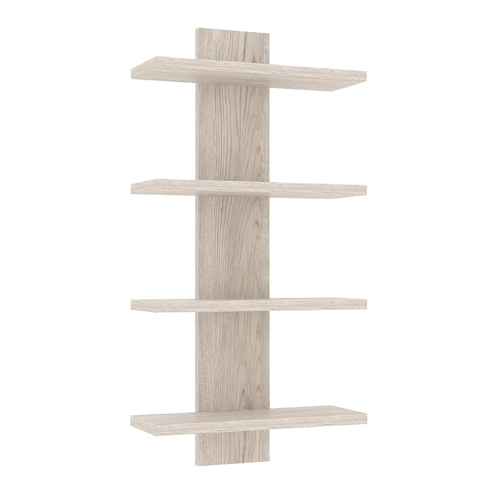 Полиця навісна ПН-5, Самоа Димчастий, 350/140/700 Львів - фото 1