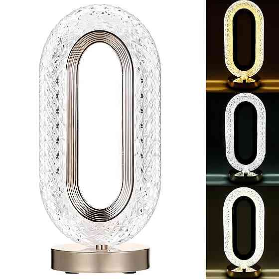 Настільна лампа-нічник 26х10,5см,з USB,CRYSTAL TABLE LA SBR Київ