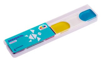 Фарби акварельні  6 кол. 