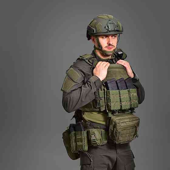 Плитоноска тактическая без плит MPS М8 Pro Cordura 1000 Оливковый Киев