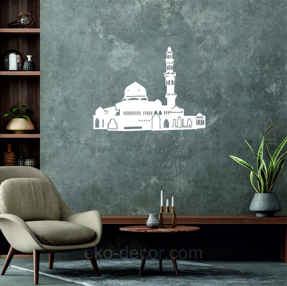 Декоративное настенное Панно «Ислам» Декор на стену 90*67 см, Белый Киев - изображение 7