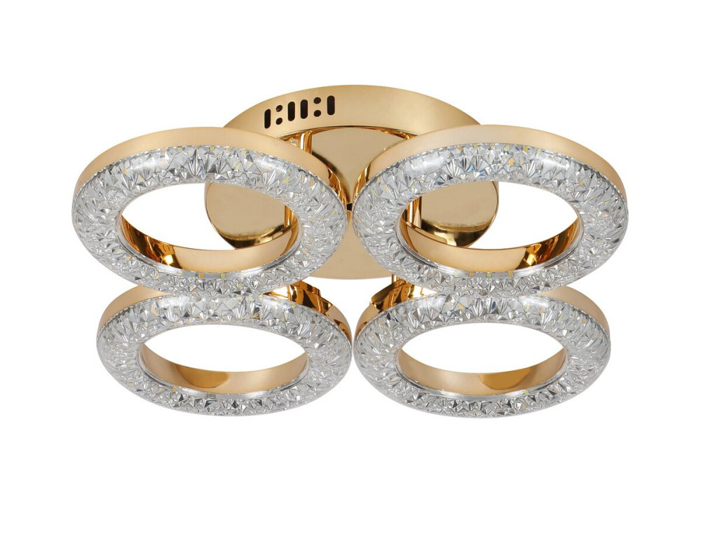 SIRIUS Люстра світлодіодна акрилова Sirius 2723/4 GD 32W*2 Коломия - фото 2