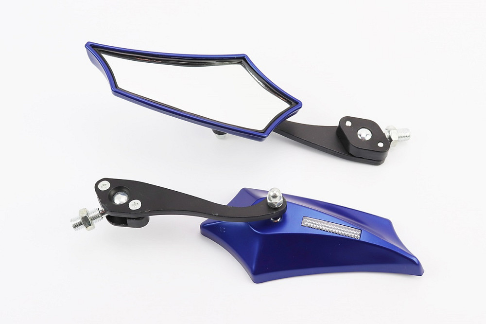 Дзеркала к-кт "ПРИЗМА" SPORT, сині, м8/10 (з регулюванням нахилу) (можливі незначні подряпини) Київ - фото 1