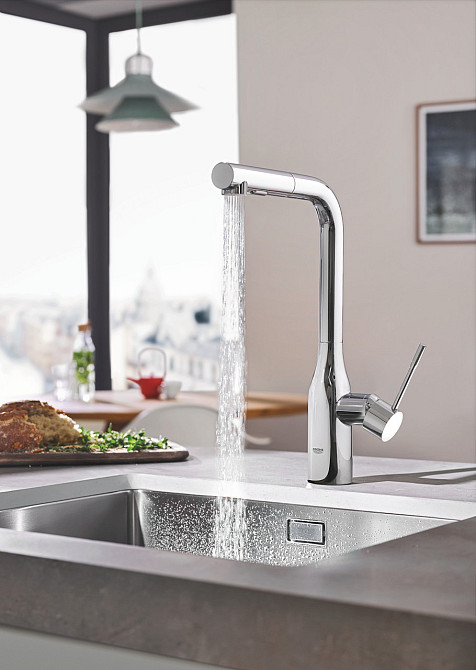 Змішувач для кухні з висувним виливом Grohe Essence New   ( 30270000 ) 36498 Харків - фото 3