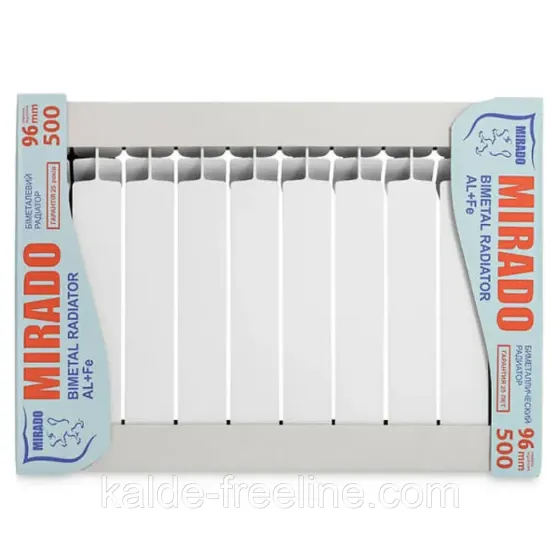 Біметалічний радіатор для опалення "Mirado" 500\96 Харків