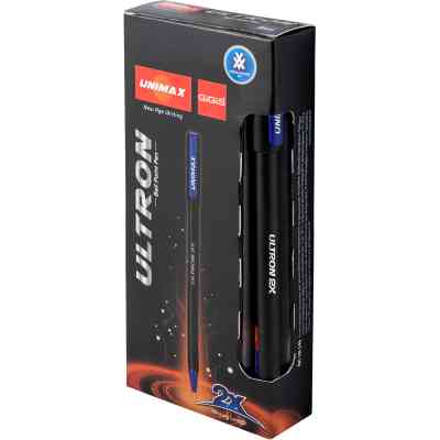 Ручка шариковая Unimax Ultron 2x, синяя (UX-146-01) Винница