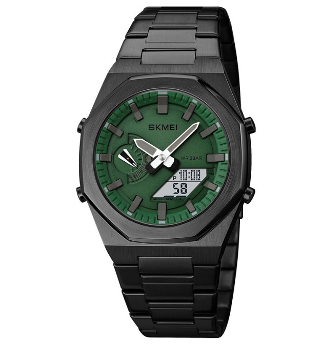 Skmei 1816BKGNWT Black-Green-White SBR Киев - изображение 1
