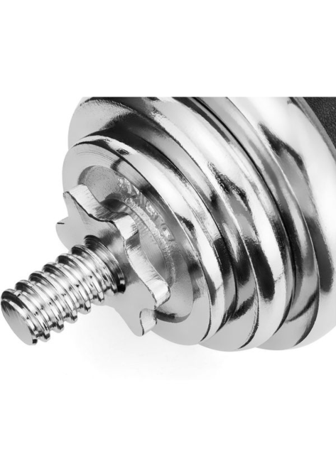 Набір гантелі в кейсі Gymtek хромовані 2х10кг Киев - изображение 10