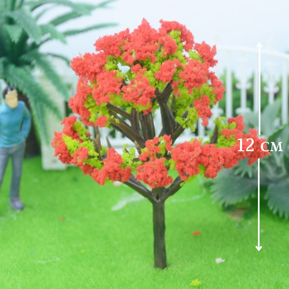 Цветущие деревья 12 см для макетов, миниатюры, песочного стола, мини-сада, диорам, моделирования Одесса - изображение 4