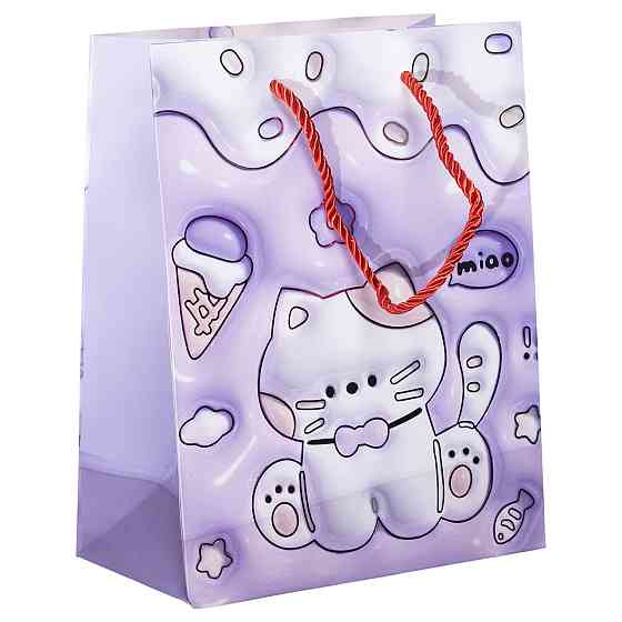 Набір красивих подарункових пакетів з паперу 12 шт Київ