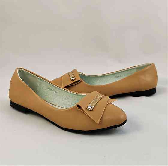 . Жеганські Балетки Бежеві Мокасини Туфлі Коричневі (розміри: 36,38,39) — 39-6 Дніпро