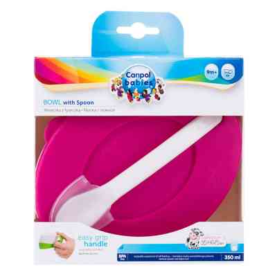Тарелка детская Canpol babies 350 мл Розовая (31/406_pin) Винница