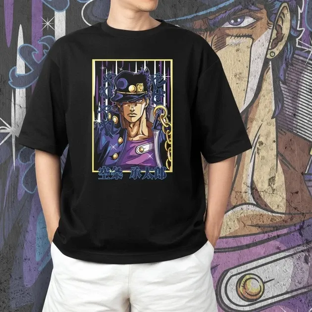 Футболка для підлітка хлопчика з принтом Джо Джо Джотаро Куджо 4 Розмір 160 Anime10629 Дніпро - фото 3